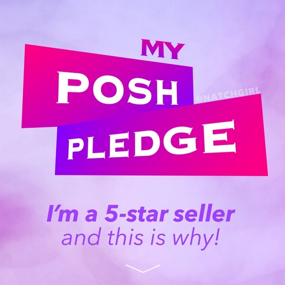 My POSH PLEDGE - Picture 1 of 5